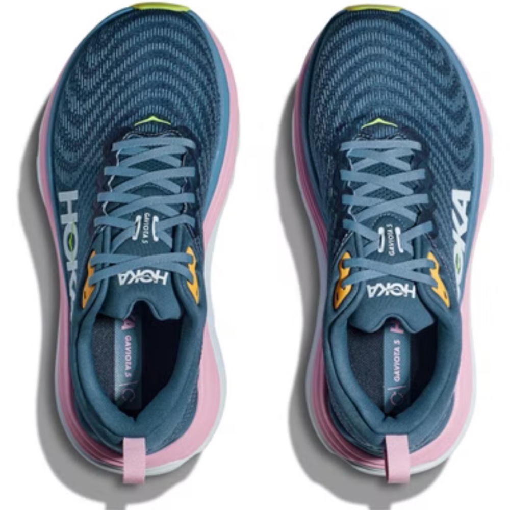 Hoka Gaviota 5, Laufschuh, Damen, Anchor/Grapefruit  size 11 - Picture 2 of 10